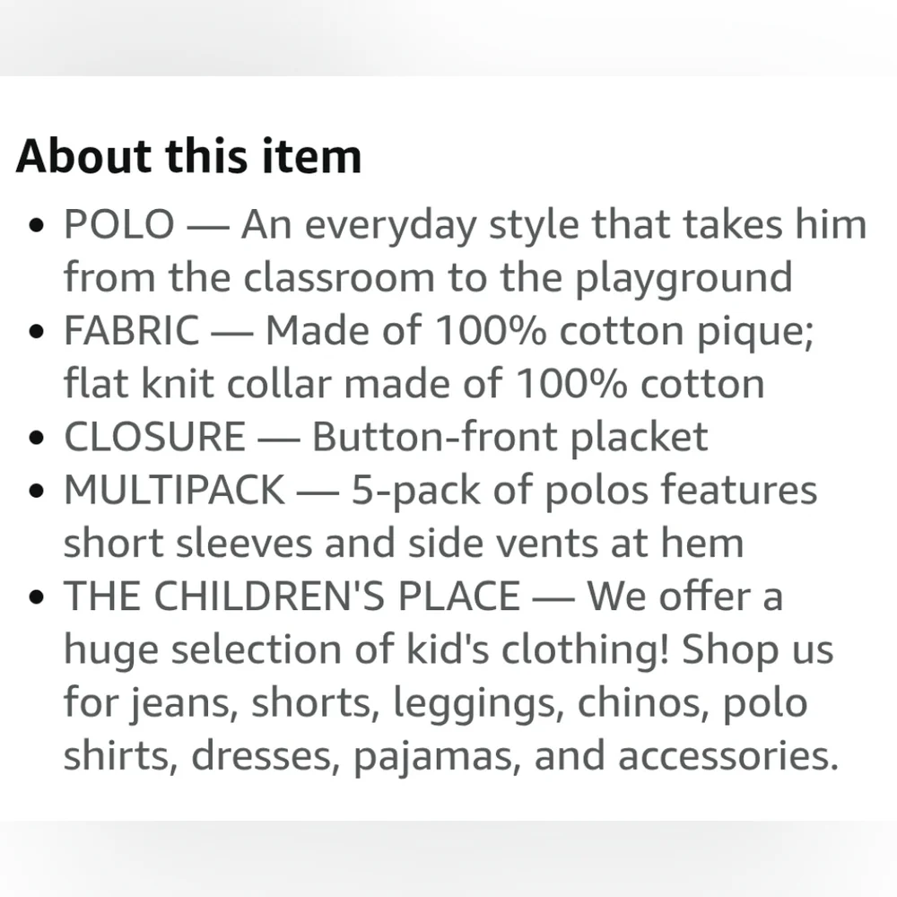 The Childrens Place this children